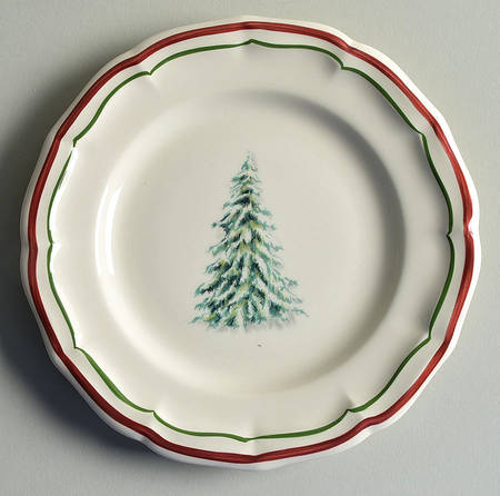 Filets Noel (Christmas Tree) Canape Plate