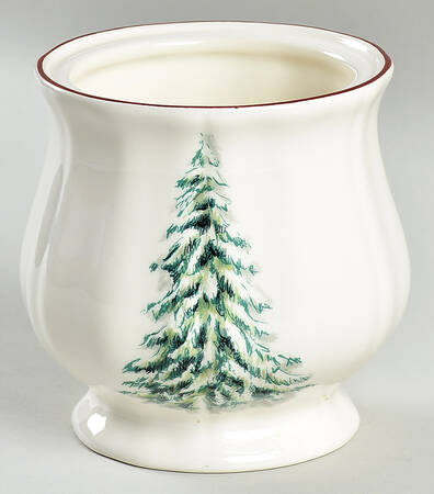 Filets Noel (Christmas Tree) Sugar Bowl No Lid