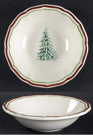 Filets Noel (Christmas Tree) Coupe Cereal Bowl