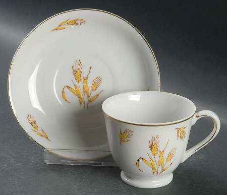 GRT6 Footed Demitasse Cup & Saucer Set