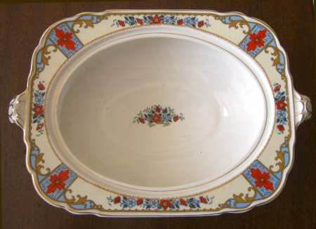 GRI395 Rectangular Vegetable Bowl No Lid