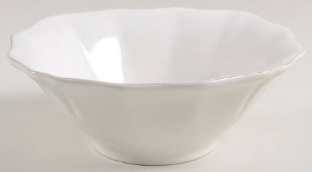 Indico White Soup/Cereal Bowl