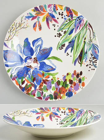 Eden 12" Shallow Round Bowl