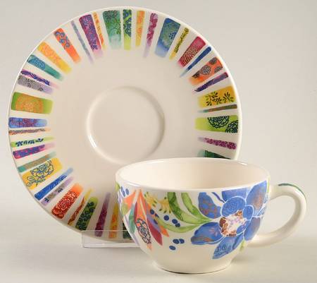 Eden Flat Cup & Saucer Set