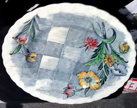 Trellis Blue Multicolor by Grindley
