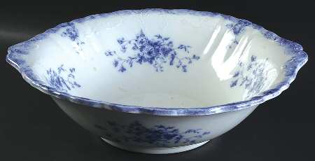 Margot (Periwinkle) 128 Oz Pitcher and Bowl, Bowl Only