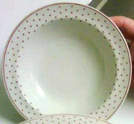 Dots Rim Soup Bowl