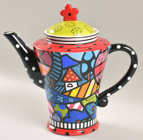 Britto Teapot & Lid