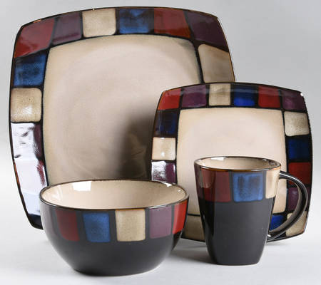 Soho Mosaic 4 Piece Place Setting
