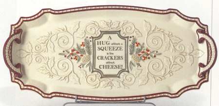 Winter Setting Cheese Tray