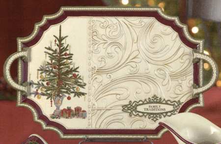 Winter Setting 16" Handled Tray