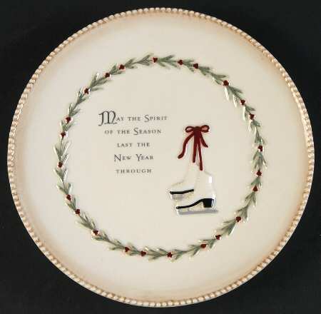 Good Tidings Canape Plate by Grasslands Road