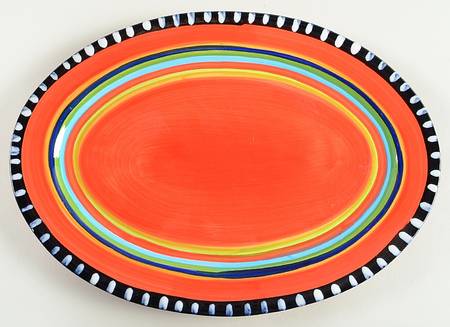 Pueblo Springs 14" Oval Serving Platter
