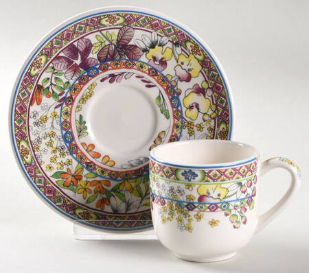 Bagatelle Flat Demitasse Cup & Saucer Set