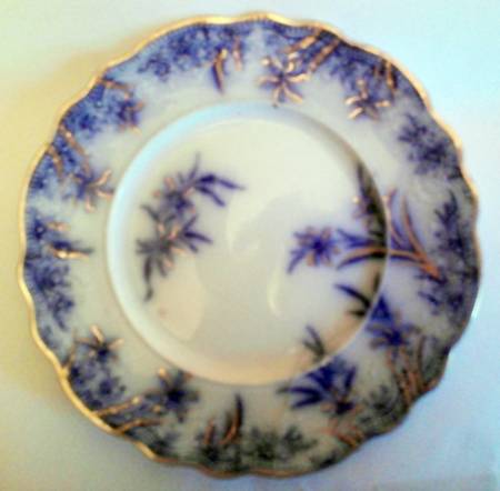 Dover (Flow Blue, Gold Accents) by Grindley