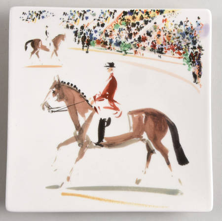 Cavaliers 6" Square Plate