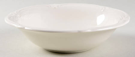 Rocaille Blanc (White) Coupe Soup Bowl