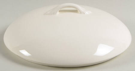 Rocaille Blanc (White) Lid for Round Vegetable
