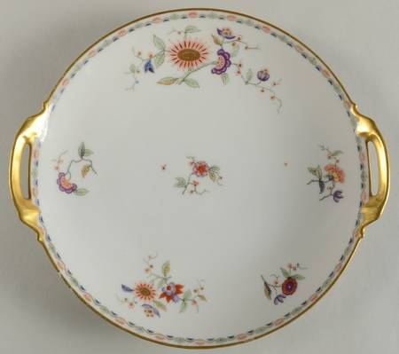 Old Chinese Handled Cake Plate