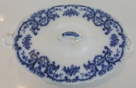 Albany Gold Trim Lid for Oval Vegetable