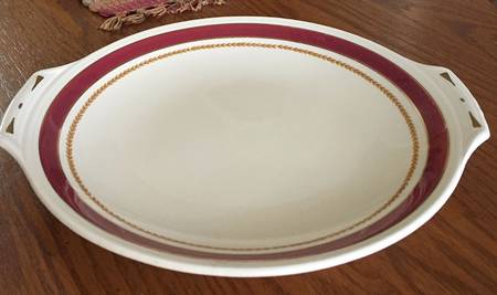 GRI480 Handled Cake Plate