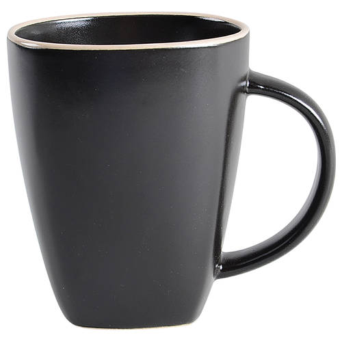 Soho Lounge Matte Black Mug - Set of 4