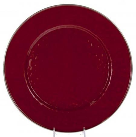 Red on Red Enamelware by Golden Rabbit Enamelware