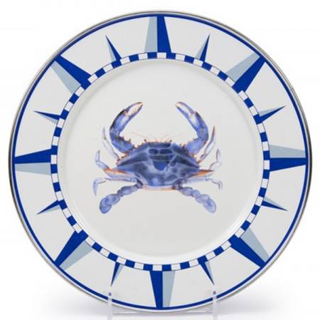 Blue Crab Enamelware by Golden Rabbit Enamelware