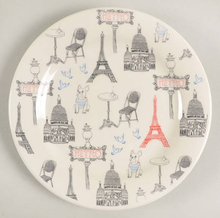 Ca C'est Paris Canape Plate