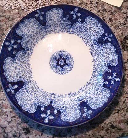Persian Moss Gold Luncheon Plate
