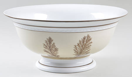 Brown Ferns Bowl for Large Pitcher & Bowl Set by Global Views (China)