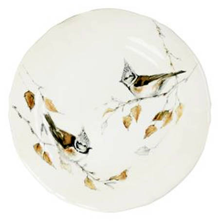 Les Oiseaux de la Foret Salad/Dessert Plate