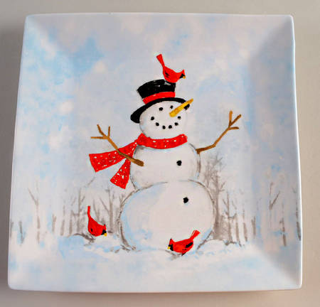 Winter Cheer Snowman by Grace's Teaware