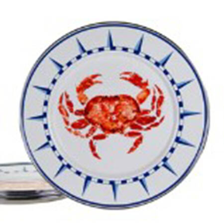 Crab House Enamelware by Golden Rabbit Enamelware