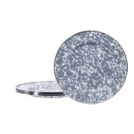 Grey Swirl Enamelware by Golden Rabbit Enamelware