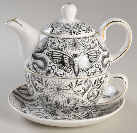 Poison Tea for One (Stacking Teapot w/Cup & Saucer)