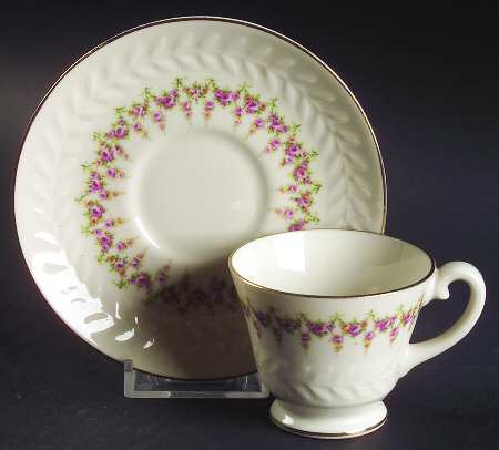 Ashley (Regent's Park Shape) Footed Demitasse Cup & Saucer Set