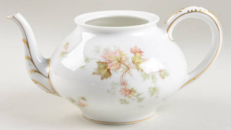 Autumn Leaf (No Trim) Teapot No Lid