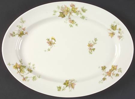 Autumn Leaf (No Trim) 13" Oval Serving Platter