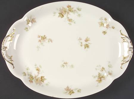 Autumn Leaf (No Trim) 13" Oval Serving Platter