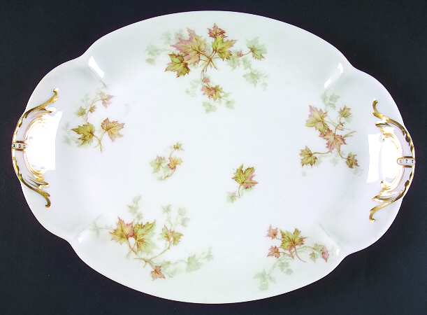 Autumn Leaf (No Trim) 11" Oval Serving Platter