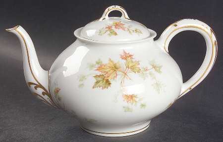 Autumn Leaf (No Trim) Teapot & Lid