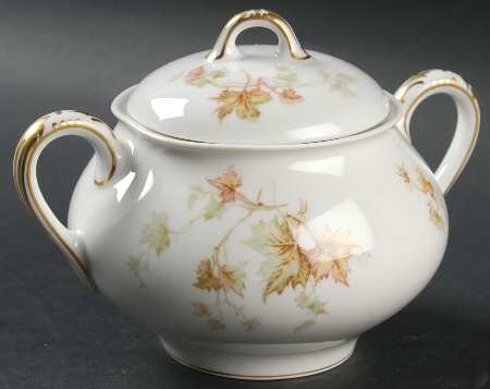 Autumn Leaf (No Trim) Sugar Bowl & Lid