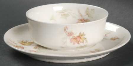 Autumn Leaf (No Trim) Ramekin & Saucer Set