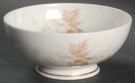 Autumn Leaf (No Trim) Open Sugar Bowl