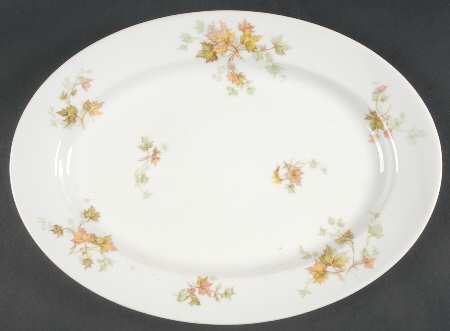 Autumn Leaf (No Trim) 14" Oval Serving Platter
