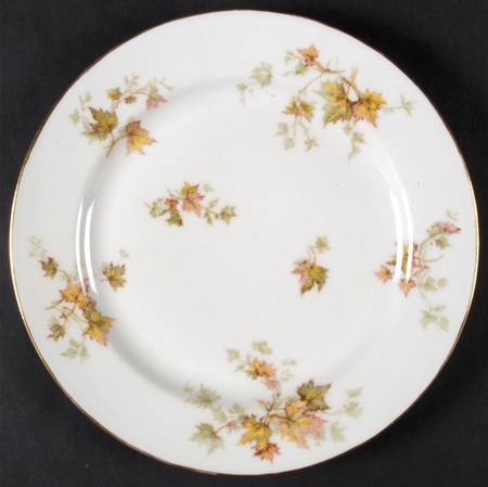 Autumn Leaf (Smooth, Gold Trim) by Haviland