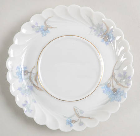 Bergere (Blue Flowers, Gold Verge) Saucer