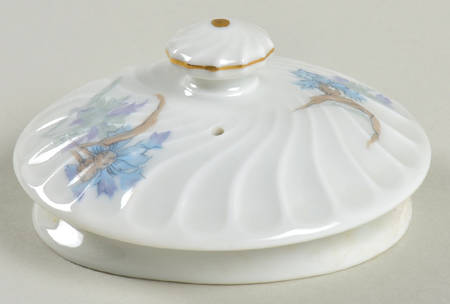 Bergere (Blue Flowers, Gold Verge) Lid for Teapot