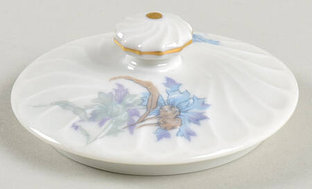 Bergere (Blue Flowers, Gold Verge) Lid for Sugar Bowl